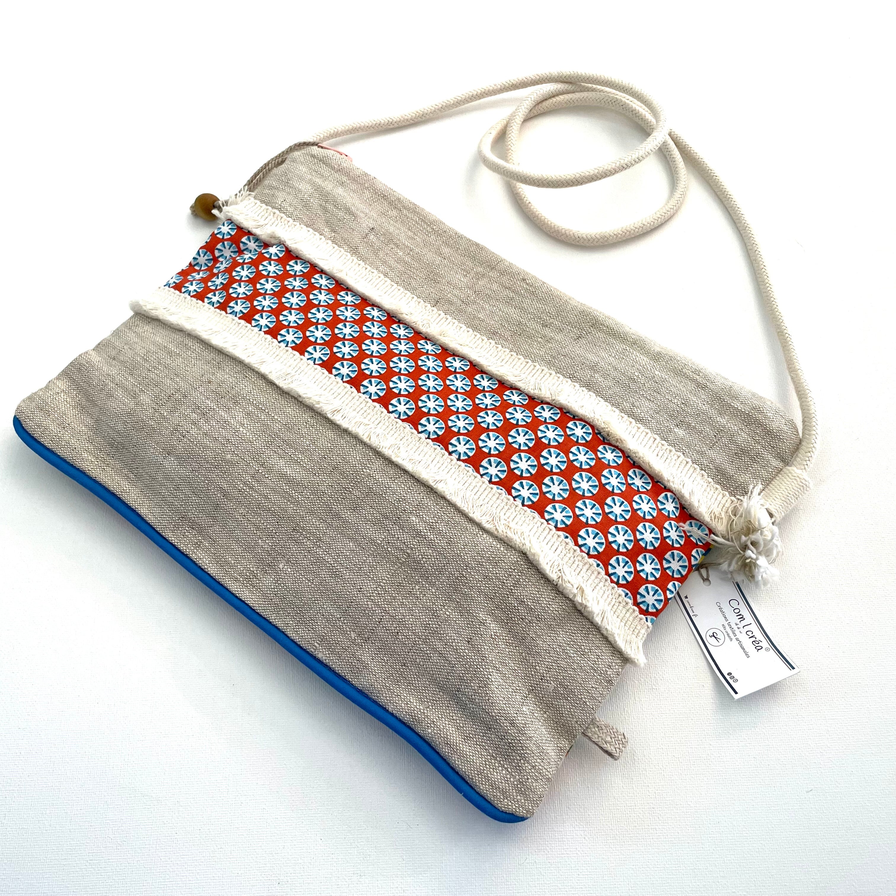 Pochette bandoulière zippée
