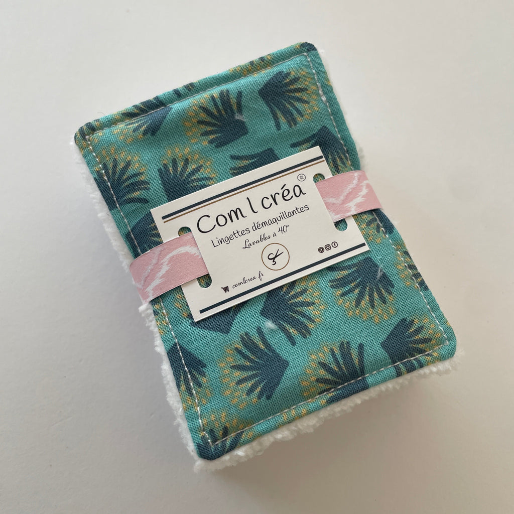 Lingettes démaquillantes petit format en lot de 6