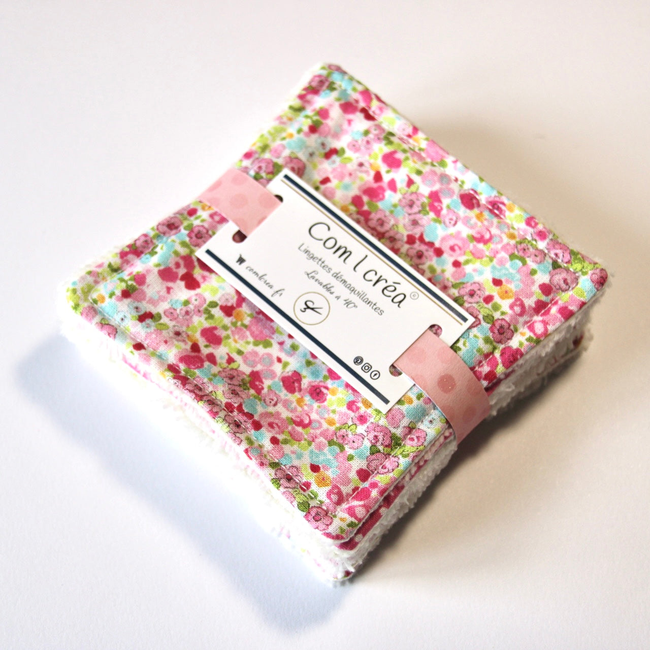 Lingettes démaquillantes carrées lot de 6