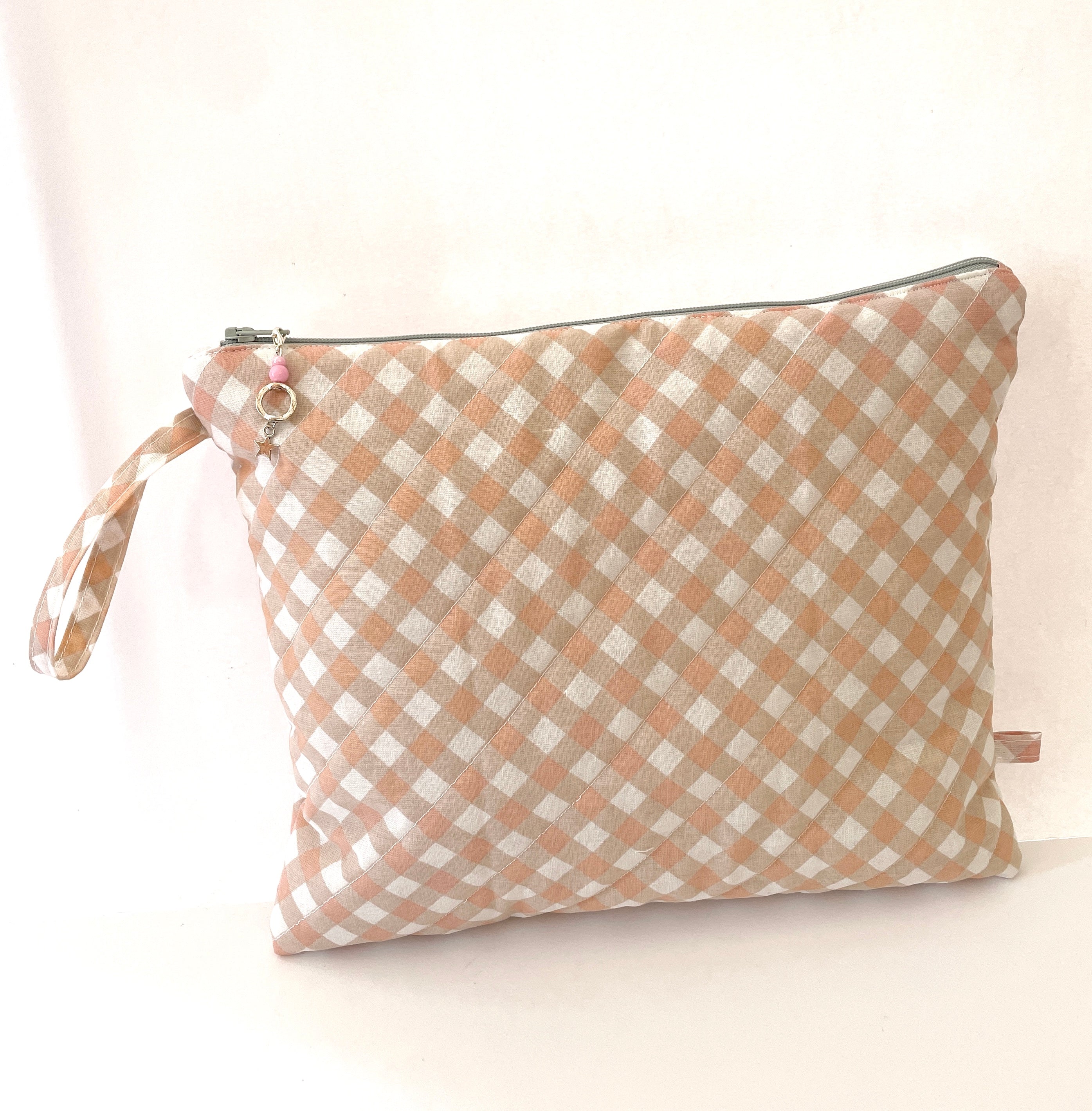Pochette matelassée zippée vintage