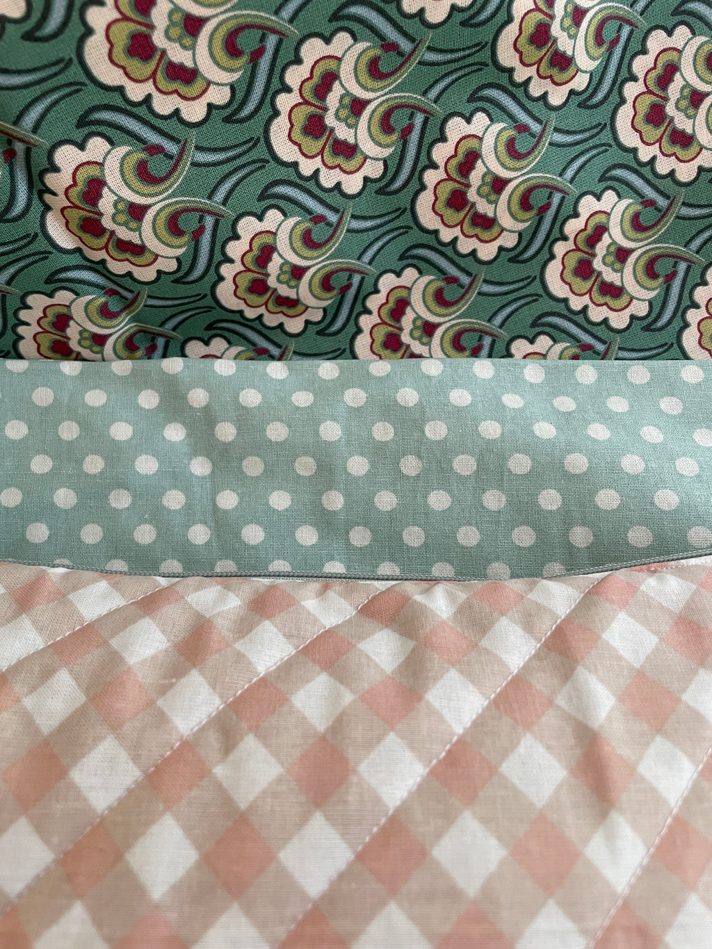 Pochette matelassée zippée vintage